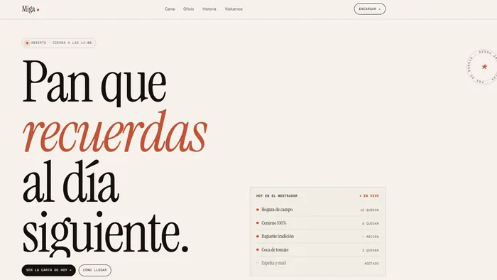 Ejemplo 2 — Gastronomía / Marca